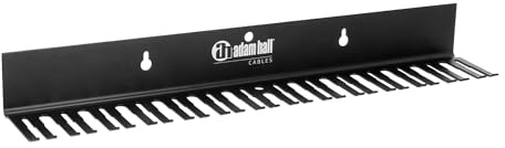 Adam Hall Cables - Kabelhalterung für Wand- oder Stativmontage mit 3/8 Gewinde, schwarz
