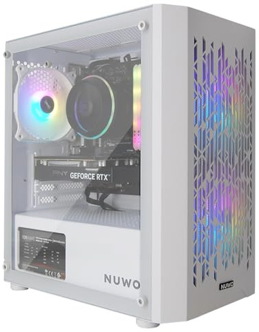 eXtremeBit Gaming PC Computer da Gioco Assemblato, Processore Core i7-12700F, Scheda Video RTX 3050 6GB GDDR6, Memoria RAM 32GB, Disco SSD 1TB, Win 11 Pro - Bianco