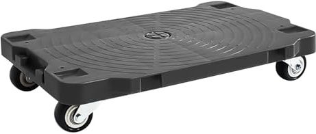 Transport Rollbrett Für Umzug & Werkstatt Möbel Transportwagen 100kg Traglast - Klappbarer Handkarren 42x28cm Mit 4Rollen, PP/Metall Für Lager/Camping/Einkauf, Erweiterbarer Lastenträger