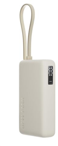 Xiaomi 67W Power Bank 10000mAh con Cable USB-C Integrado, Beige | Carga rápida 67W, 10000mAh, cable USB-C integrado. Compacto y potente — carga 3 dispositivos a la vez.