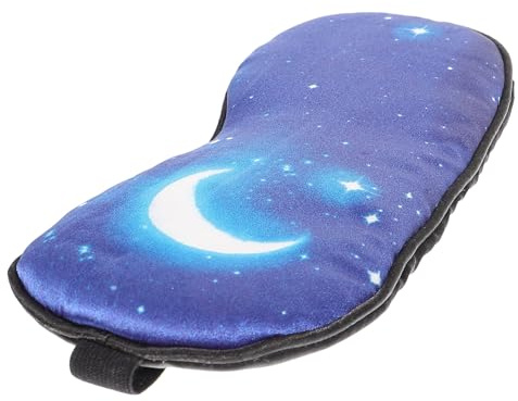 DECOMELODY Masque de Sommeil en Soie Légère pour Femmes, Aide Sommeil Compression Chaude, Confortable et Simple, pour Voyage en Train ou Séjour à L'hôtel