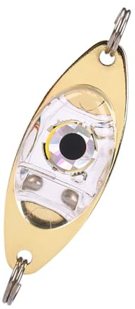 ZYHARUKO Leurres de pêche à la traîne à la traîne - Leurres sous-marins clignotants - Cuillères éclairées par LED - Appâts clignotants