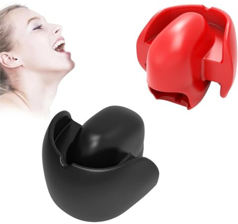 OSSDJWVVV Mordaza invisible SM con bola, mordaza for la boca, mordaza de bola suave, fijación lingual, juego sexual for parejas, mujeres y hombres, juguetes sexuales(Schwarz)
