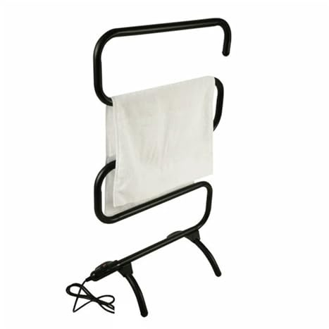 SMTYXS Toallero De Secado Eléctrico Acero con Bajo Contenido Carbono Pie, Toalla Baño No Perforada For Hotel, Calefacción A Temperatura Constante Calefacción rápida y eficiente