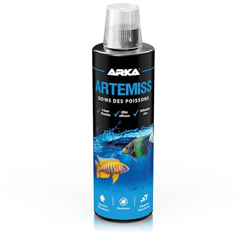 Fischpflege Aquarium 473 ml - Artemiss Unterstützung Immunsystem Vitalität | Gesundheitsbooster, Kräuterbasis, fördert Wohlbefinden, Fischgesundheit, biologisch, reduziert Stress, Süßwasser Meerwasser