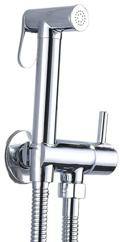 BAGNOCLIC Ensemble douchette Hygiénique pour WC avec Robinet