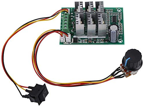 Motordrehzahlregler,DC 5V-36V 15A 3 phasiger bürstenloser Motordrehzahlregler CW CCW Umkehrschalter dreiphasiger sensorloser Regler Motor Speed Controller