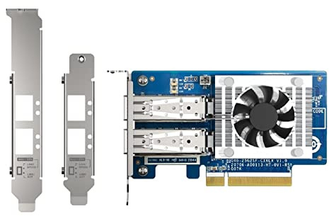 Qnap QxG-25g2sF-Cx6 - Netzwerkadapter - Pcie 4.0 X8 LoW-Profile - 25 Gigabit Sfp28 X 2 - F?r Qnap TS-H2490fu