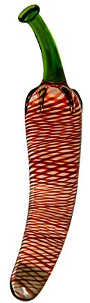 GLASSVIBRATIONS - dildo in vetro – Red Pepper