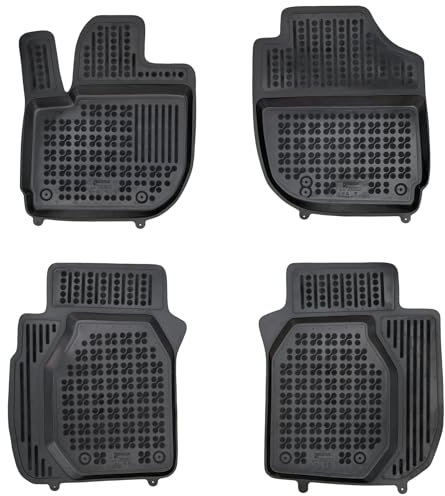 MOTOS Gummimatten Auto Fussmatte passt für Honda Jazz V GR 2020-2023 Verbessern Sie Ihren Reisekomfort mit Antirutschmatte Auto - Allwetter fußmatten Auto, Schutz vor Verschmutzung