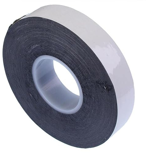 Ruban en caoutchouc auto-amalgamant noir 19 mm x 10 m pour réparation de câbles électriques