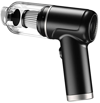 WAGNUS Aspirapolvere Portatile Senza Fili Potente Potenza di aspirazione, per Auto/Camper/Camion, filtraggio HEPA e Contenitore di Raccolta Easy Clear-AR, Cavo di Ricarica USB Incluso