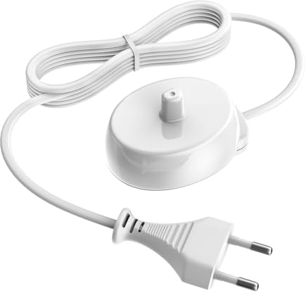 Ladegerät Kompatibel mit Braun Oral-B Elektrische Zahnbürsten Pro 3500, Pro 3900, Vitality, iO3, iO4, iO5, iO6 und mehr - Ersetzt das Original Ladestation 3757 3772 3766 Modell