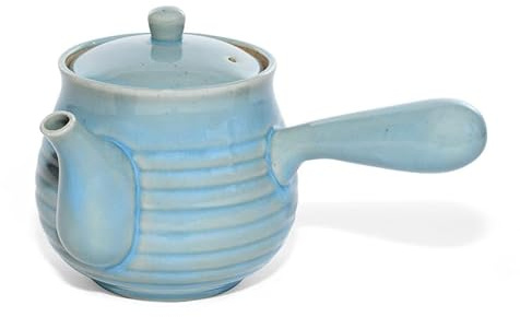 MAOCI Kyusu Teekanne blau 500ml - Einhandkanne/Seitengriff-Teekanne