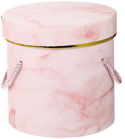 minkissy Blumeneimer Rund Karton Aufbewahrungsbox Für Blumensträuße Dekorativ