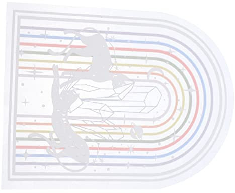 Película para Ventana Prisma Arcoíris de Pvc Estática para Decoración