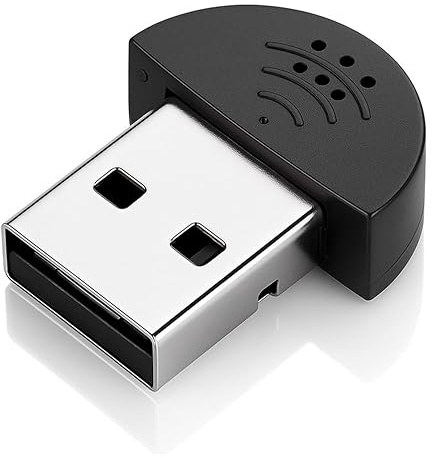 VBESTLIFE Mini Micrófono del USB 2,0, Plug and Play de la PC de Escritorio del Ordenador Portátil para Skype, MSN, la Búsqueda y los Juegos, 360 ° Omnidireccional de la Voz (Black)