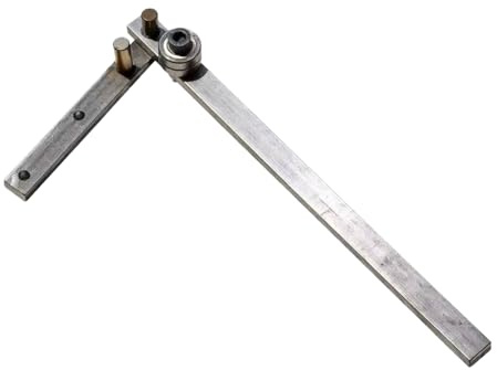 Cintre-tube manuel réglable en acier haute résistance | Plieur manuel d'atelier pour barres métalliques pour réparations, projets de bricolage, travaux manuels