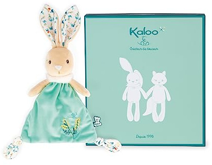 KALOO - Fripons - Dreieckiges Doudou Justin der Hase - Flauschiges und besonders weiches Doudou 20 cm - Ab Geburt, K963670