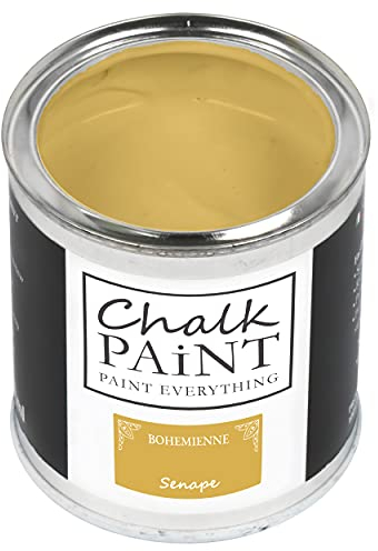 Chalk Paint Everything® Senape - Sans poncer colore facilement tous les matériaux (750 ml) Produit professionnel