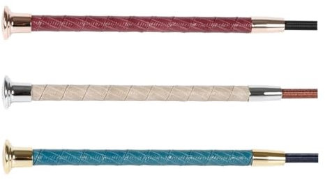 NETPROSHOP Dressurgerte mit Schlangenprint am Griff 90cm oder 110cm Farbwahl, Groesse:90 cm, Farbe:Bordeaux