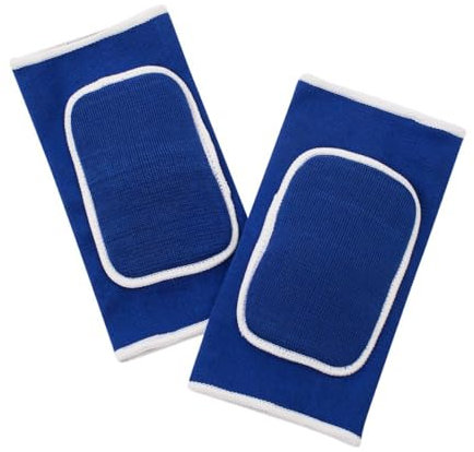 Wambere 2 Paar 22 x 24 cm Ellenbogenbandage,Ellenbogen Bandagen Herren und Damen,Kompressionsbandage,Atmungsaktive Ellenbogenstütze,Schwamm Ellenbogenpolster,für Gelenke Schützen,Blau