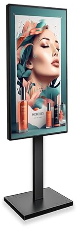 ADVUE Écran Vitrine 43 (109cm) Haute Luminosité 4000 Nits Professionnel - Affichage Dynamique Magasin Boutique Agence - Android Player WiFi Intégré - Usage 24/7 Full HD - Support Mural Inclus