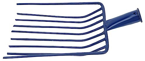 CAXUSD 1pieza Rastrillo De Jardín De Acero De Púas para Arar y Recoger Césped Herramienta Multiusos para Jardín y Huertos para Manejo Aserrín