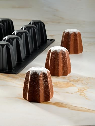 Generico Moules en silicone pour gâteaux PX43114 Pandoro - Accessoires professionnels pour Noël et Pâtisserie - Emporte-pièces pour gâteaux Four - Moules professionnels