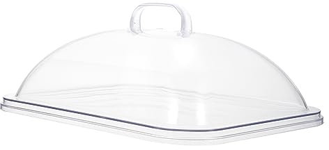 MAGICLULU Acrylic Food Cover for Cake and Desserts 31x24cm Waterproof Food Protecting Tent Sturdy and for Fruit and Pastry for Home Use