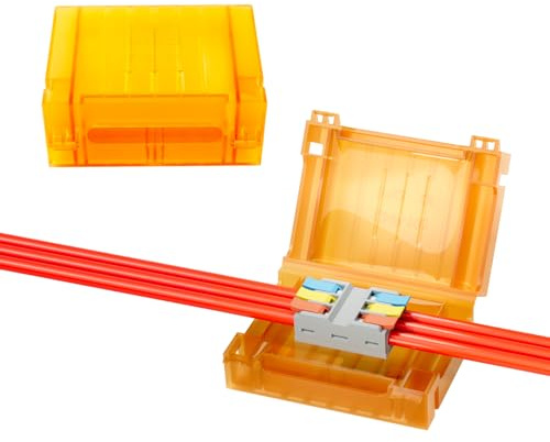 Boîtes de gel étanches avec PCT-5233, boîte étanche remplie de gel pour connecteurs de fils à levier, compatible avec divers connecteurs compacts à épissure rapide, CNP-103, CE
