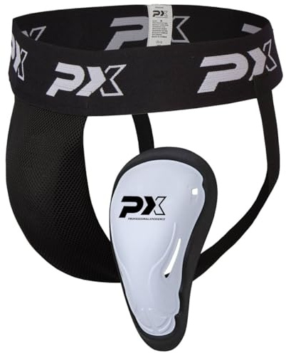 PHOENIX Budosport PX Herren Tiefschutz Shock-Tech 2 ergonomische Passform geeignet für Wettkampf und Training