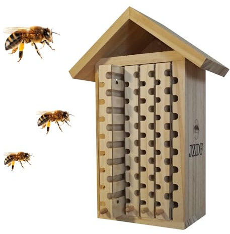 Maurer-Bienenhaus, JZDF Bug Hotel, Käferhotel, Zimmermann-Bienenhaus für den Garten, Blattschneider, Bienenhaus