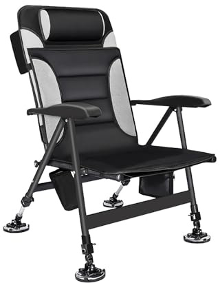 Angelstuhl, tragbarer Klappstuhl, Angelliege, Kissen, verstellbar, abnehmbar, Outdoor-Stuhl, Outdoor-Klappstuhl