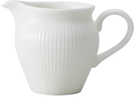 AMYSTY Milk Jug Gravy Boat Gold-painted Fair Cup Tea Set Tea Dispenser Sauce Bowl Ceramic Tea Pourer Juice Pot Gravy Jug For Salad Dressings(White)