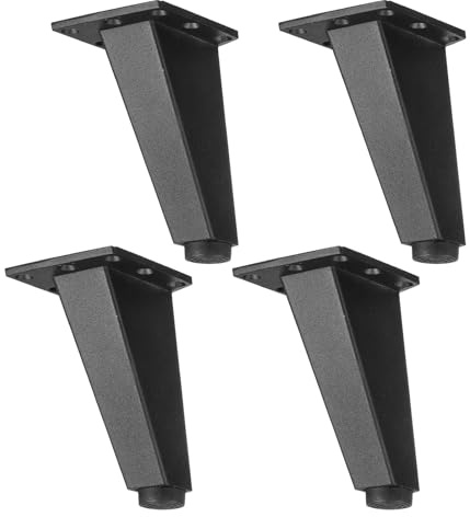 Alipis Piedini Regolabili in Lega di Alluminio 10 CM per Mobili Bagno Divano e Tavolino da Tè – Set 4 Gambe Supporto Mobili TV e Armadietti Design Stabile e Capacità di Carico Elevata