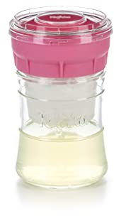 KEFIRKO Cheese Maker - El Set Ideal para Preparar Queso de Kéfir en Casa | Pack Cheesemaker + Librito de Recetas Descargable en PDF | 900 ml | BPA Free | Rosa
