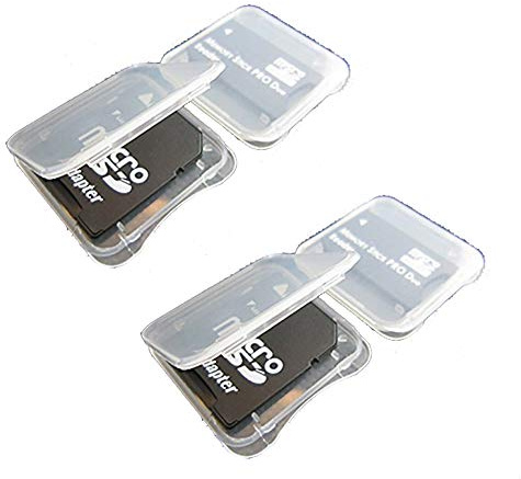10 PCS Transparente Universal Tarjeta SD Caja de Almacenamiento Duradera SDHC Tarjeta de Memoria Titular