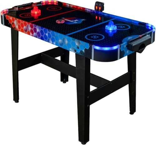 Carromco Aurora-XT LED Airhockey Tisch | Inklusive LED Pucks