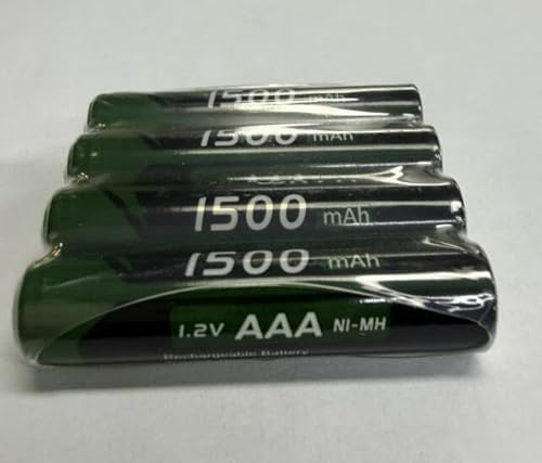 LCLEBM [3600mAh] Battery for LED Headlamp,Camera,Flashlight, High Capacity 3.7V Rechargeable Batteries (4 Pack)