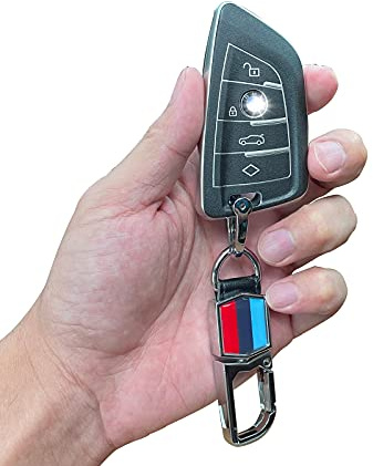 LCXWZNDY BMW Key Fob Cover,Blade Shape for BMW Series 1 2 5 7,New X1 X3 X5 X6 (Black)