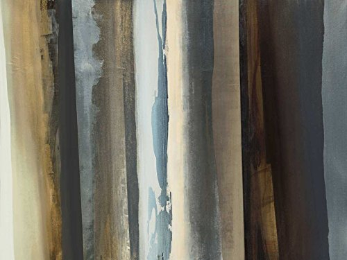 Feeling at home LEINWANDDRUCK im SCHATTENFUGENRAHMEN Rollläden Stockstill Sarah - Abstrakt horizontal Kunstbilder im Holzrahmen cm_60_X_79