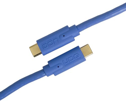 UDG Ultimate Audio Cable USB 3.2 C-C - Cavo audio dritto, 1,5 m, colore: Blu