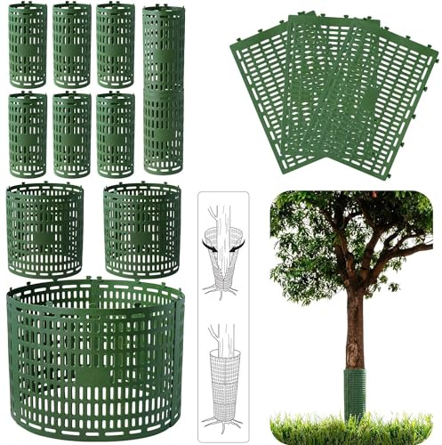 HEYOUTH 20 Pezzi Copertura per Alberi con Fori di Ventilazione, 25x37cm – Protezione Anti-Roditori per Piante da Frutto e Foreste, Design Ecocompatibile​