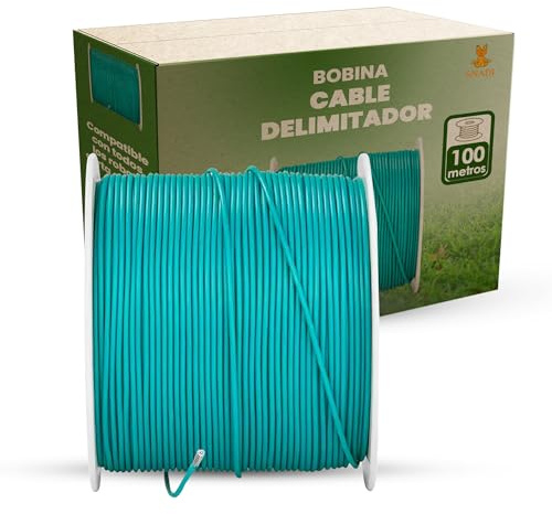 Snadi - Cavo Delimitatore per Robot Tagliaerba | 100 Metri | Compatibilità Universale con Tutte Le Marche | Ø 2,7 mm | Robusto e Durevole | Facile Installazione | Conduttività Ottimale