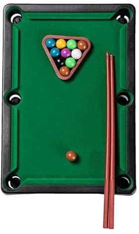 Rrlihjgu Petite table de billard pour enfants - Jouet de billard miniature créatif pour enfants - Jeu de billard de bureau pour famille