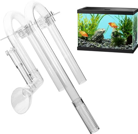 Opilroyn Aquarium-Filterrohre – Einlauf- und Abflussrohr-Set, Aquarium-Siebgerät, externes Filter-Ersatzzubehör für Aquarien und Pflanzenwassertanks
