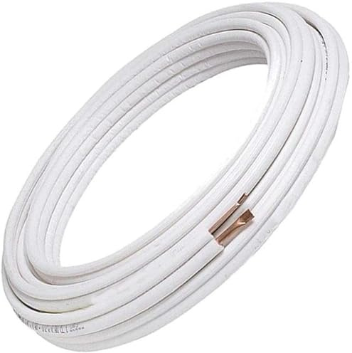 Tubos cobre aire acondicionado 1/4 + 3/8 apto para gas R410A R407C R32 (4 metros (4+4))