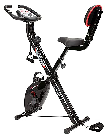 Christopeit Sport Klappheimtrainer X 3 Bike - 8-Stufig, bis 100kg Gewicht, 5kg Magnet-Bremssystem, inkl. Seilzügen