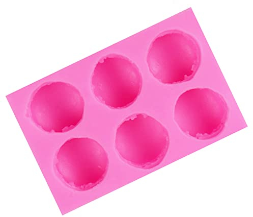 Molde silicona hacer macarrones molde multifunción hacer jabón Molde vela jabón hecho mano DIY para decoración pasteles fondant pasta goma hornear caramelo chocolate arcilla polimérica jabón Rosa